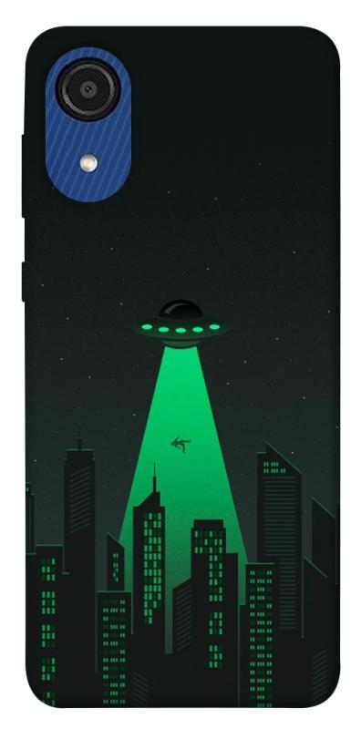 Чехол itsPrint Green ufo для Samsung Galaxy A03 Core, космос, купить оптом с доставкой