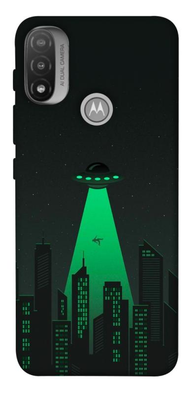 Чехол itsPrint Green ufo для Motorola Moto E20, космос, купить оптом с доставкой