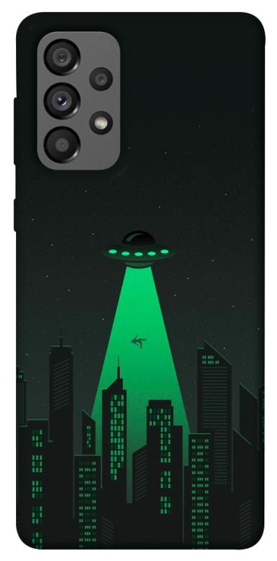 Чехол itsPrint Green ufo для Samsung Galaxy A73 5G, космос, купить оптом с доставкой
