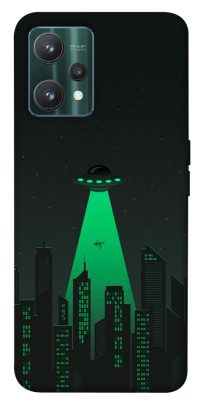 Чехол itsPrint Green ufo для Realme 9 Pro, космос, купить оптом с доставкой