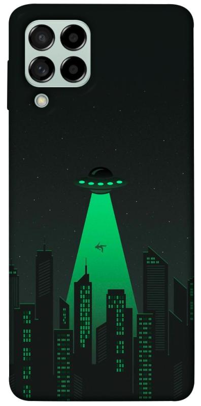 Чехол itsPrint Green ufo для Samsung Galaxy M53 5G, космос, купить оптом с доставкой
