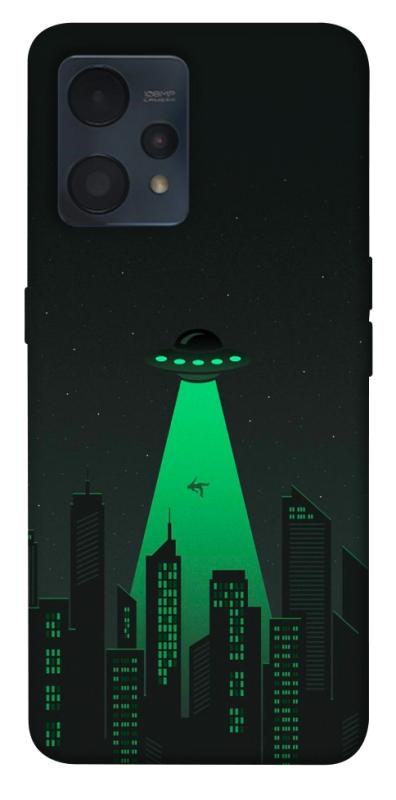 Чехол itsPrint Green ufo для Realme 9 4G / 9 Pro+, космос, купить оптом с доставкой
