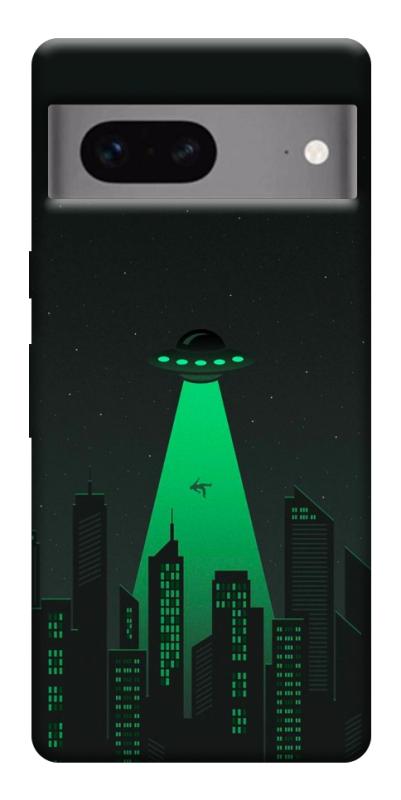 Чохол itsPrint Green ufo для Google Pixel 7, космос, купити оптом з доставкою
