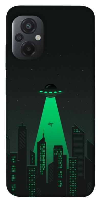 Чехол itsPrint Green ufo для Xiaomi Poco M5, космос, купить оптом с доставкой