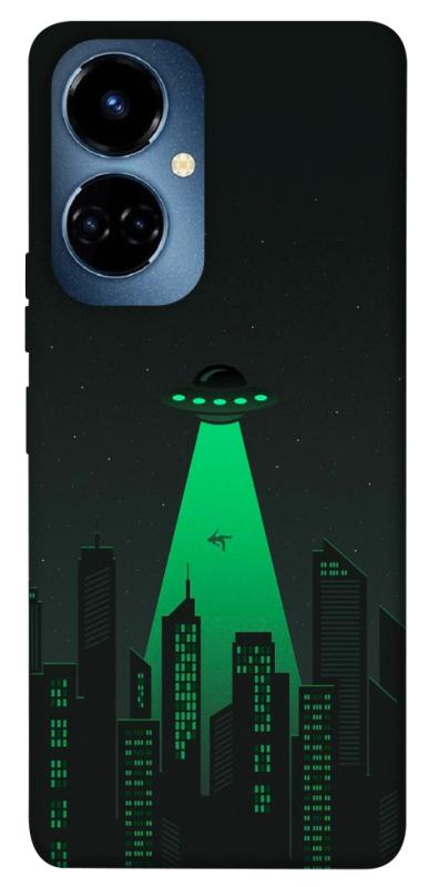 Чехол itsPrint Green ufo для TECNO Camon 19 (CI6n) / 19 Pro (CI8n), космос, купить оптом с доставкой