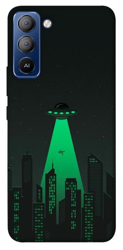Чехол itsPrint Green ufo для TECNO Pop 5 LTE, космос, купить оптом с доставкой
