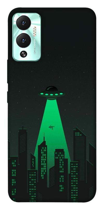 Чехол itsPrint Green ufo для Infinix Hot 12 Play, космос, купить оптом с доставкой