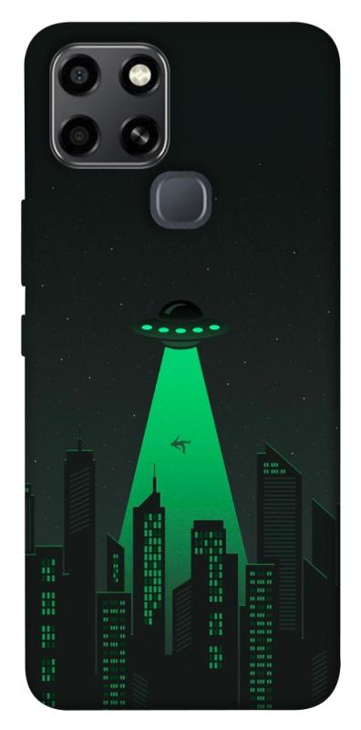 Чехол itsPrint Green ufo для Infinix Smart 6, космос, купить оптом с доставкой