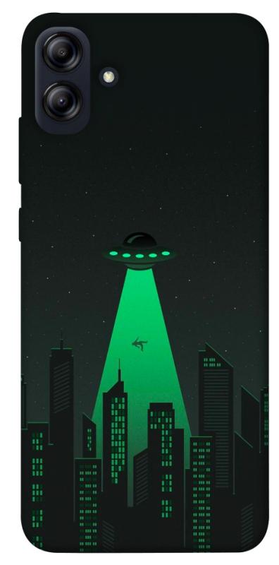 Чехол itsPrint Green ufo для Samsung Galaxy A04e, космос, купить оптом с доставкой