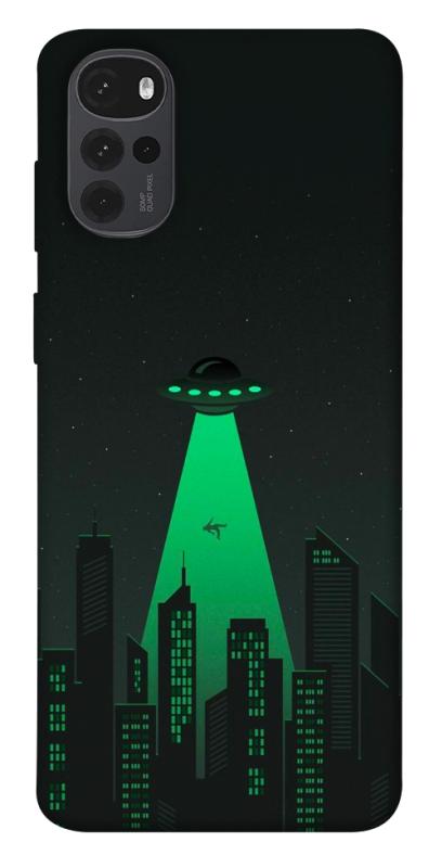 Чехол itsPrint Green ufo для Motorola Moto G22, космос, купить оптом с доставкой