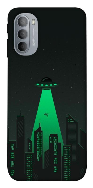 Чехол itsPrint Green ufo для Motorola Moto G31, космос, купить оптом с доставкой