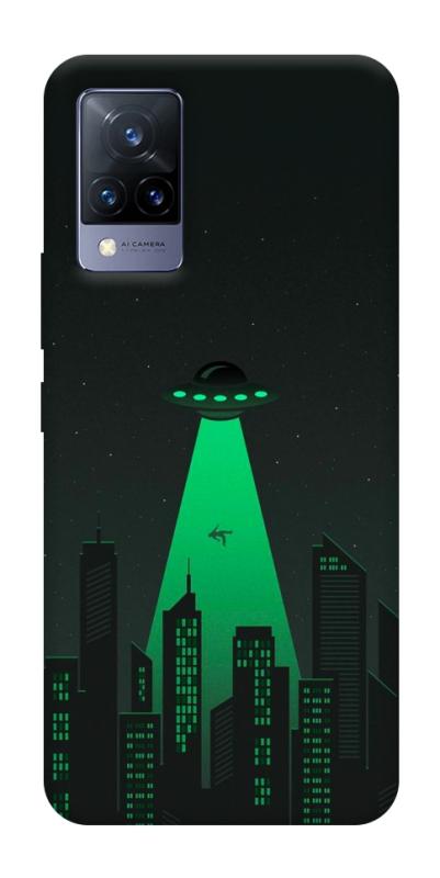 Чохол itsPrint Green ufo для Vivo V21, космос, купити оптом з доставкою