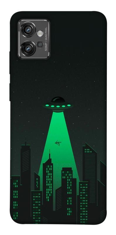 Чехол itsPrint Green ufo для Motorola Moto G32, космос, купить оптом с доставкой