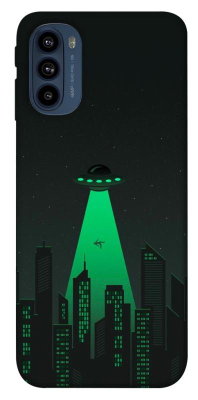 Чехол itsPrint Green ufo для Motorola Moto G41, космос, купить оптом с доставкой
