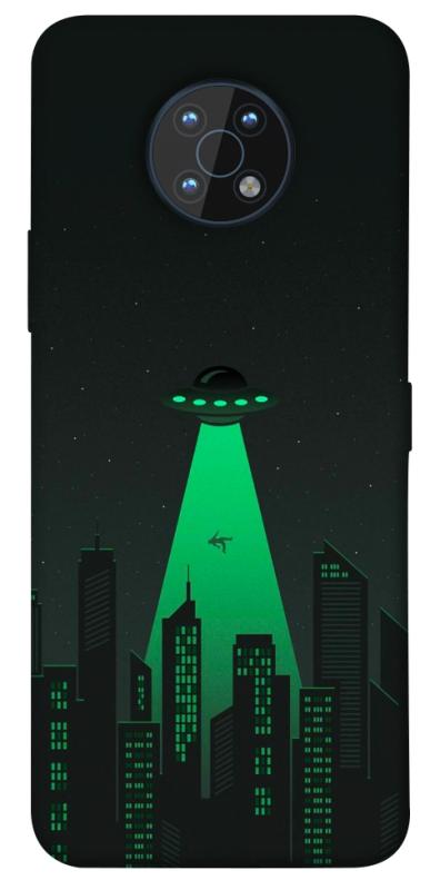 Чехол itsPrint Green ufo для Nokia G50, космос, купить оптом с доставкой