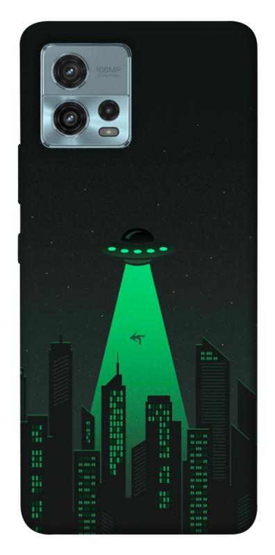 Чехол itsPrint Green ufo для Motorola Moto G72, космос, купить оптом с доставкой
