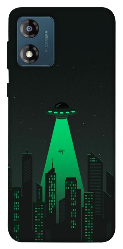Чехол itsPrint Green ufo для Motorola Moto E13, космос, купить оптом с доставкой