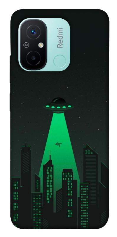 Чехол itsPrint Green ufo для Xiaomi Redmi 12C, космос, купить оптом с доставкой