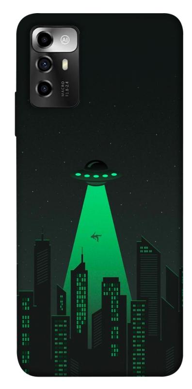 Чехол itsPrint Green ufo для ZTE Blade A72, космос, купить оптом с доставкой