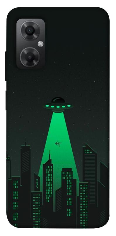Чехол itsPrint Green ufo для Xiaomi Redmi Note 11R, космос, купить оптом с доставкой