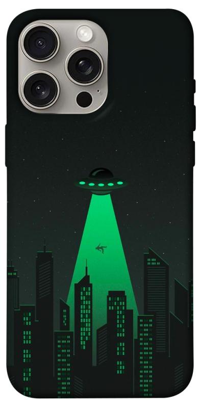 Чехол itsPrint Green ufo для Apple iPhone 15 Pro Max (6.7"), космос, купить оптом с доставкой