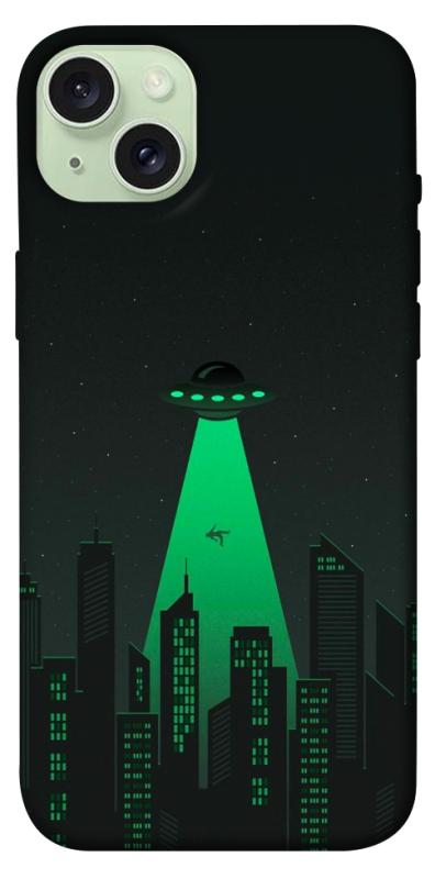 Чехол itsPrint Green ufo для Apple iPhone 15 Plus (6.7"), космос, купить оптом с доставкой