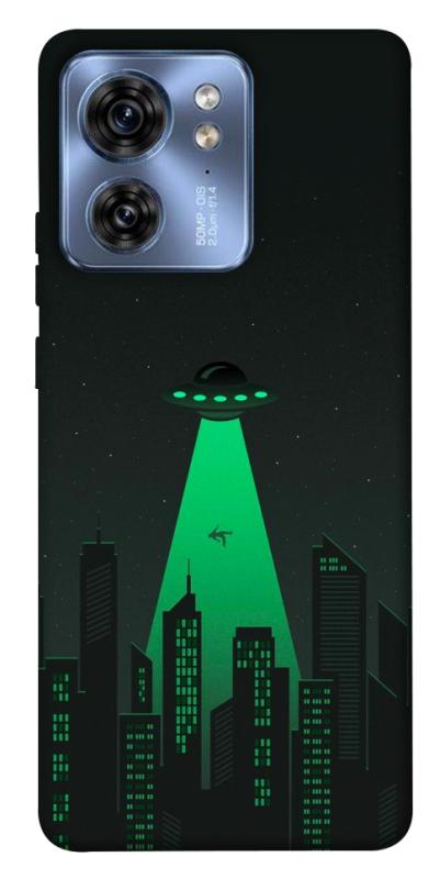 Чехол itsPrint Green ufo для Motorola Edge 40, космос, купить оптом с доставкой