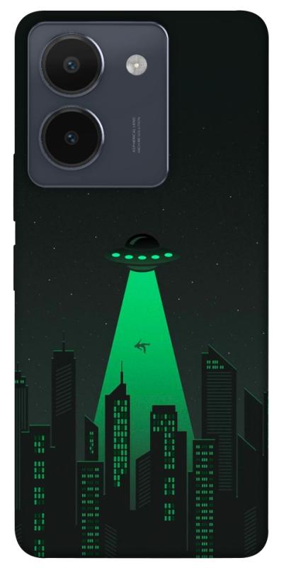 Чехол itsPrint Green ufo для Vivo Y36, космос, купить оптом с доставкой