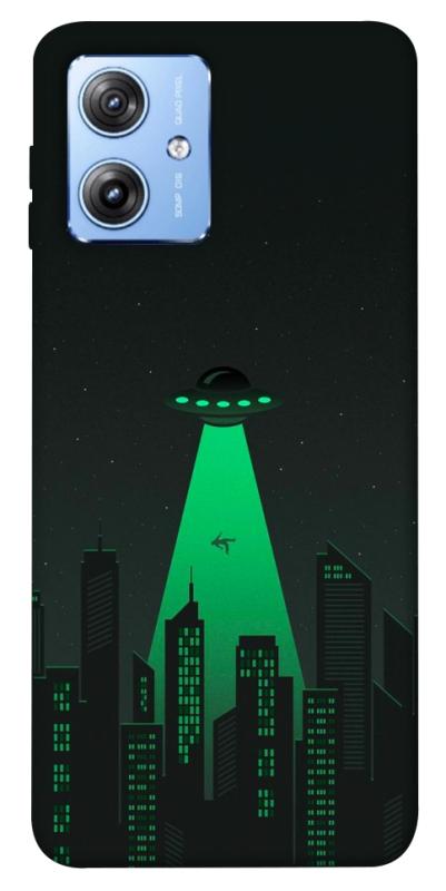 Чохол itsPrint Green ufo для Motorola Moto G84, космос, купити оптом з доставкою