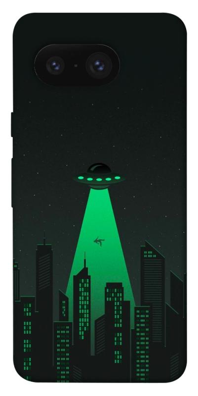 Чехол itsPrint Green ufo для Google Pixel 8, космос, купить оптом с доставкой