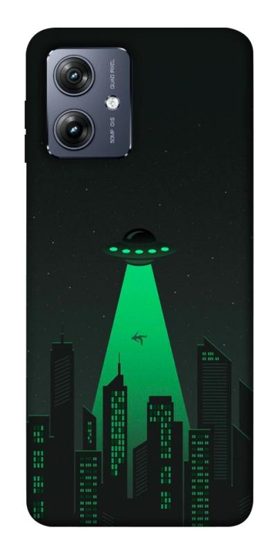 Чехол itsPrint Green ufo для Motorola Moto G54, космос, купить оптом с доставкой