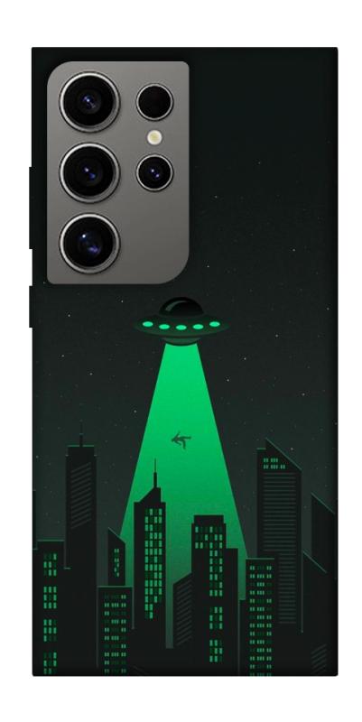Чехол itsPrint Green ufo для Samsung Galaxy S24 Ultra, космос, купить оптом с доставкой