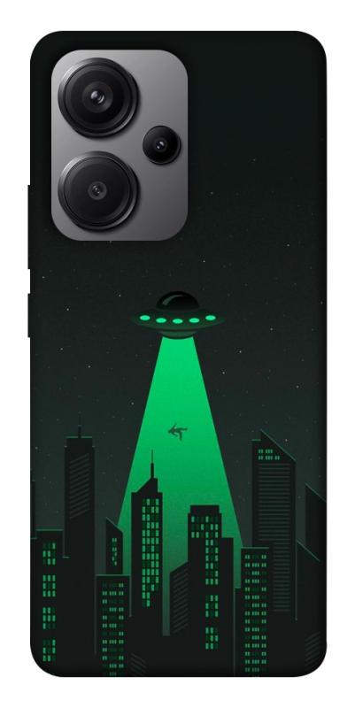Чехол itsPrint Green ufo для Xiaomi Redmi Note 13 Pro+, космос, купить оптом с доставкой