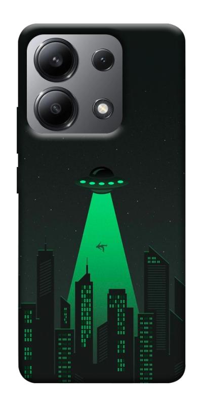 Чехол itsPrint Green ufo для Xiaomi Redmi Note 13 4G, космос, купить оптом с доставкой