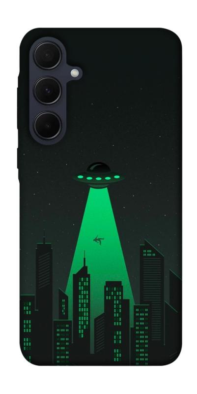 Чехол itsPrint Green ufo для Samsung Galaxy A55, космос, купить оптом с доставкой