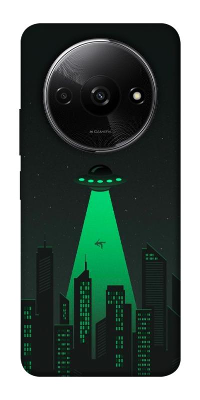 Чехол itsPrint Green ufo для Xiaomi Redmi A3, космос, купить оптом с доставкой