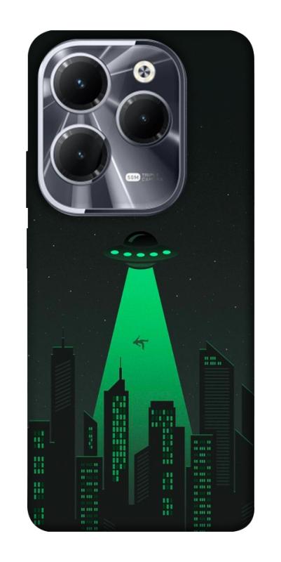 Чехол itsPrint Green ufo для Infinix Hot 40, космос, купить оптом с доставкой