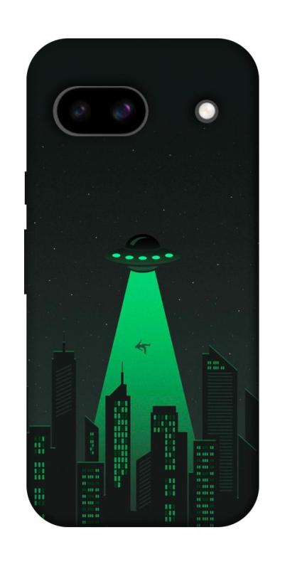 Чехол itsPrint Green ufo для Google Pixel 8a, космос, купить оптом с доставкой
