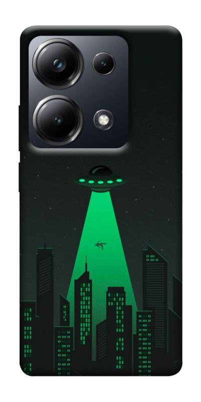 Чехол itsPrint Green ufo для Xiaomi Redmi 13 4G / Poco M6 4G, космос, купить оптом с доставкой