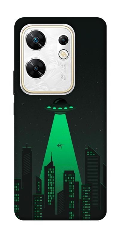Чехол itsPrint Green ufo для Infinix Zero 30 4G, космос, купить оптом с доставкой