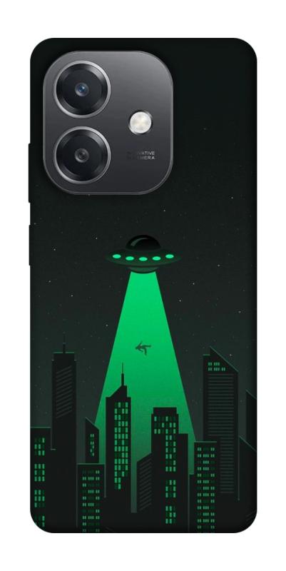 Чехол itsPrint Green ufo для Oppo A3 4G, космос, купить оптом с доставкой