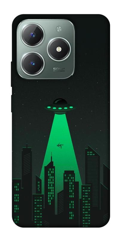 Чехол itsPrint Green ufo для Realme C61 4G, космос, купить оптом с доставкой