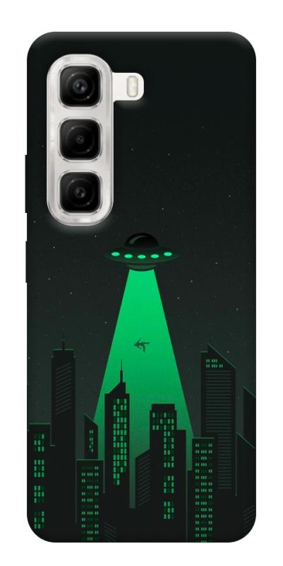 Чехол itsPrint Green ufo для Infinix Hot 50 4G, космос, купить оптом с доставкой