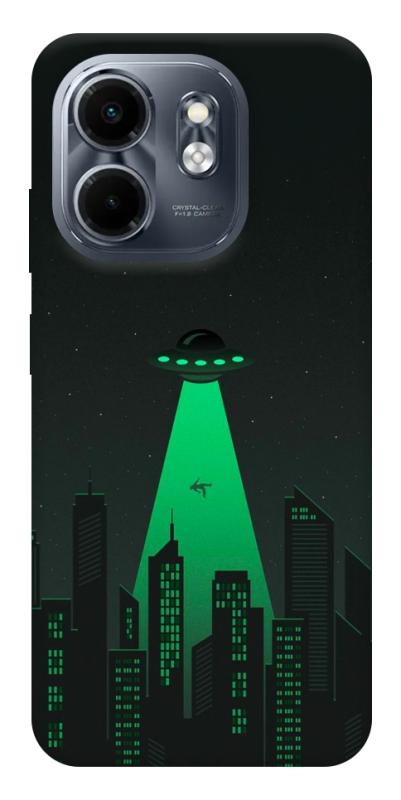 Чехол itsPrint Green ufo для Infinix Smart 9 4G / Hot 50i, космос, купить оптом с доставкой