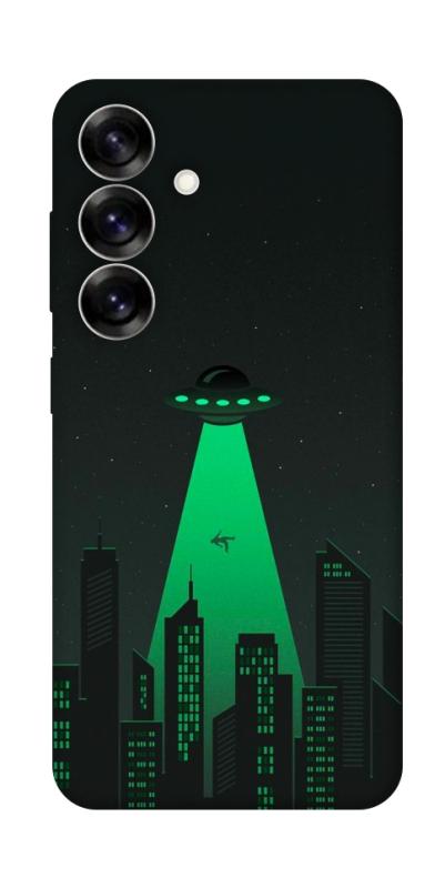 Чехол itsPrint Green ufo для Samsung Galaxy S25+, космос, купить оптом с доставкой
