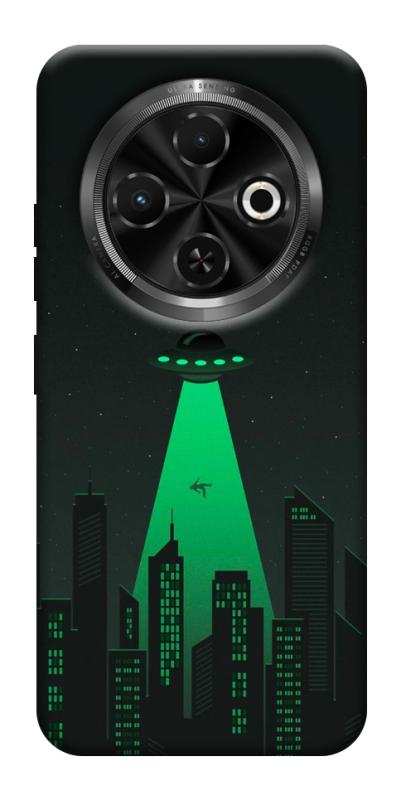 Чохол itsPrint Green ufo для TECNO Spark 30C, космос, купити оптом з доставкою