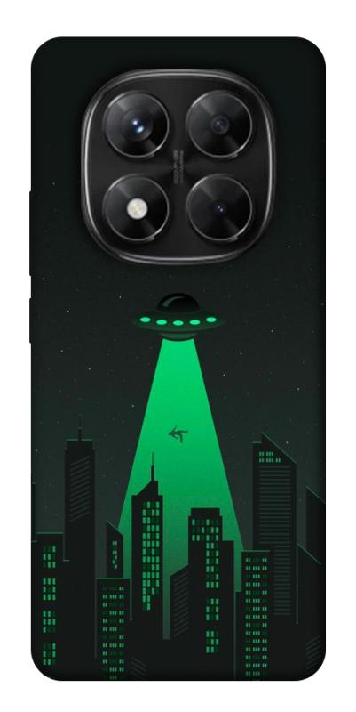 Чехол itsPrint Green ufo для Xiaomi Redmi Note 14 Pro 5G, космос, купить оптом с доставкой