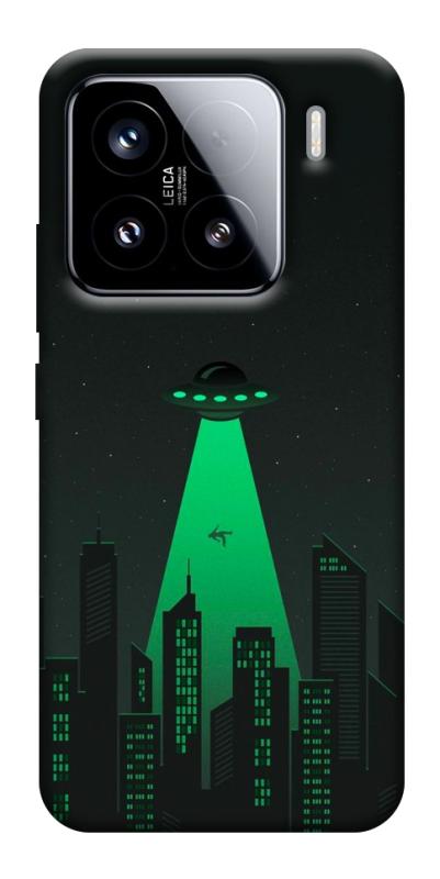 Чехол itsPrint Green ufo для Xiaomi 15, космос, купить оптом с доставкой