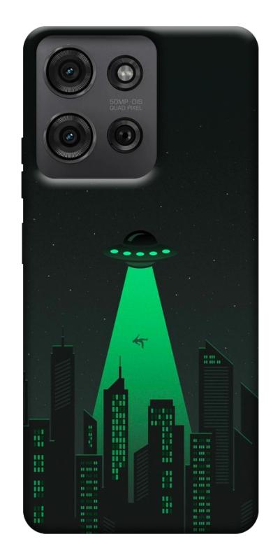 Чехол itsPrint Green ufo для Motorola Moto G75 5G, космос, купить оптом с доставкой