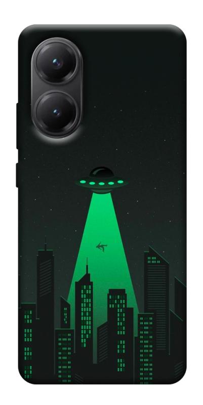 Чехол itsPrint Green ufo для Xiaomi Poco X7 Pro, космос, купить оптом с доставкой